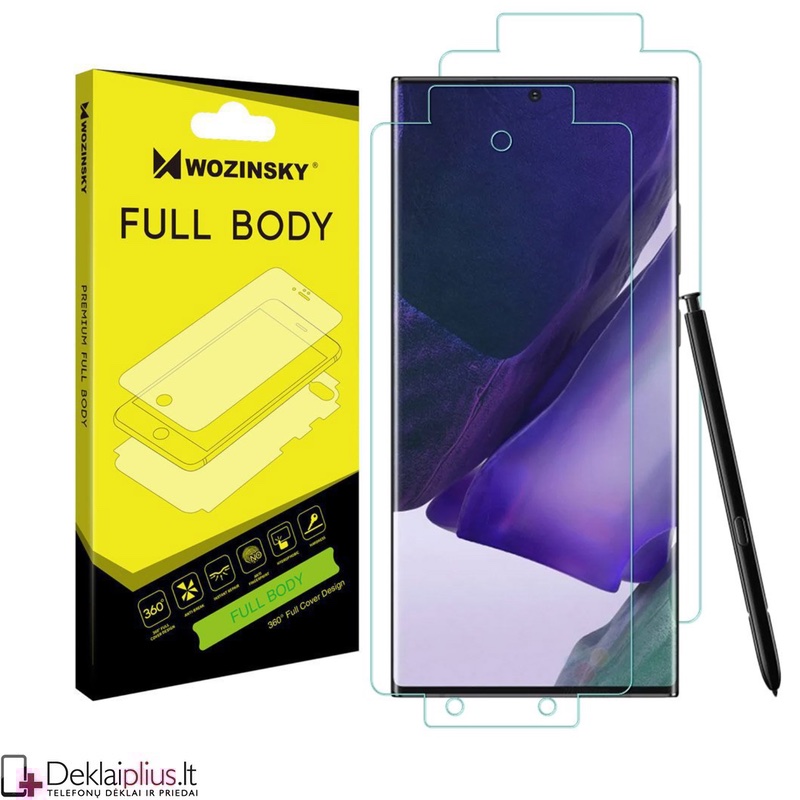 360 apsauginės ekrano ir nugarėlės plėvelės (Samsung Note 20 Ultra) 360 apsauginės ekrano ir nugarėlės plėvelės (Samsung Note 20 Ultra)